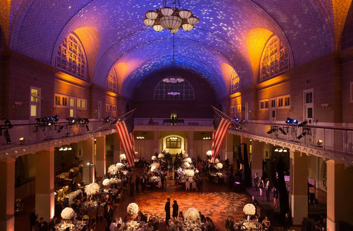 Ellis Island wedding venue in New York Harbor, NY