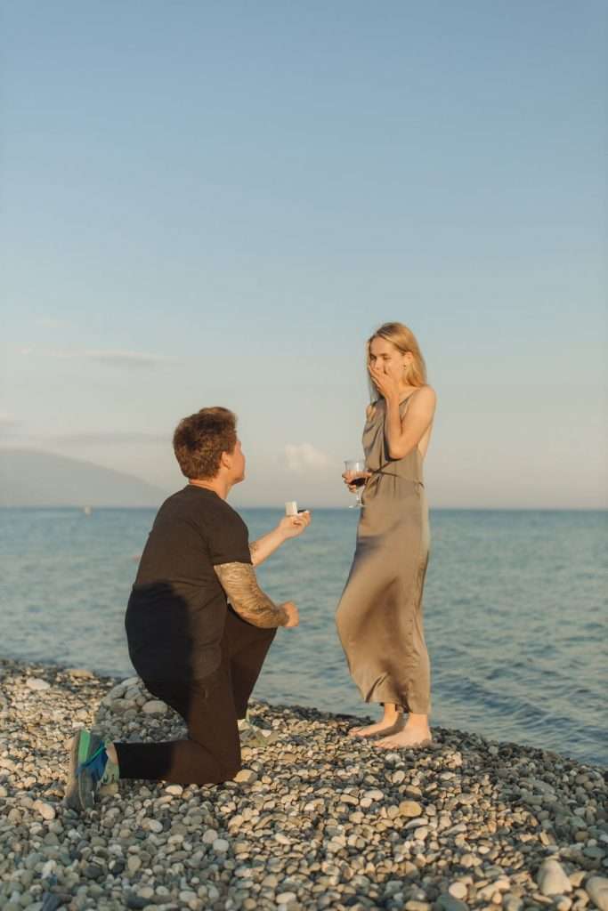 Wedding Proposal on the Beach
