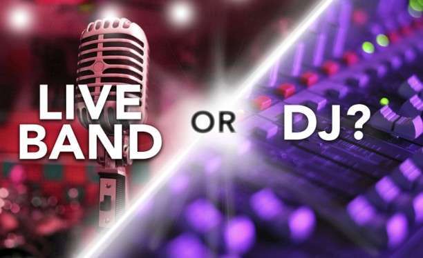 live band or a DJ for your events