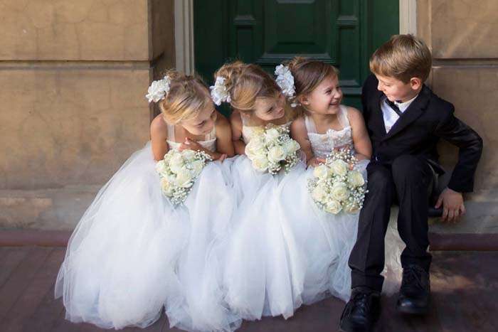 children as part of your wedding party