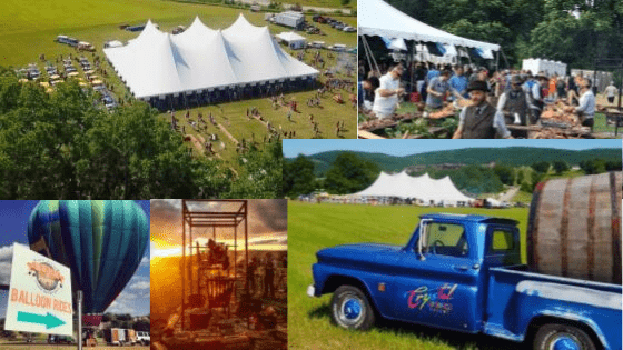 Crystal springs resort Beer and Food festival and hot air balloon rides