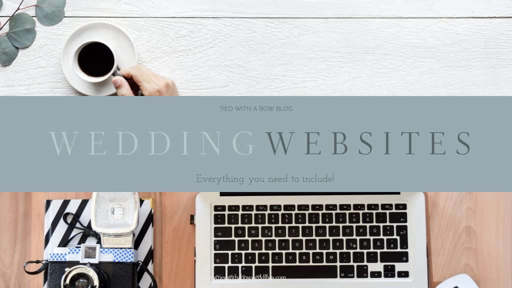 wedding website is a must have for DIY wedding planner